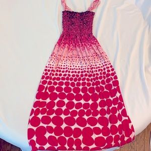 Woman’s bohemian style sundress